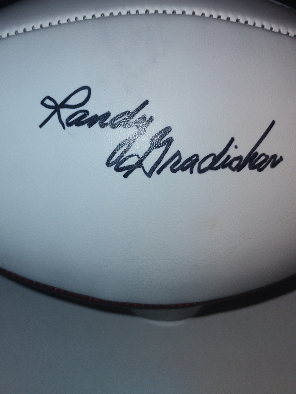 Denver Broncos Randy Gradishar Signed Authenticated Football